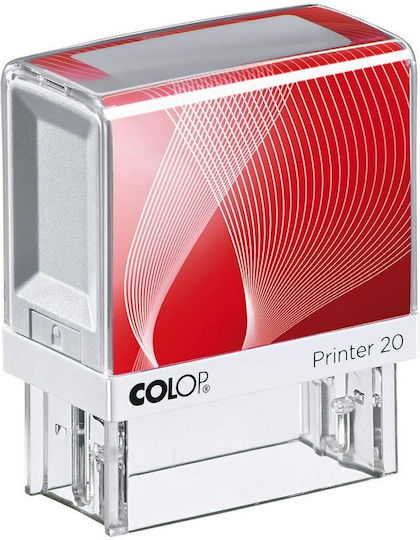 Colop Printer 20 Rectangular Self-Inking Text Stamp with Black Ink