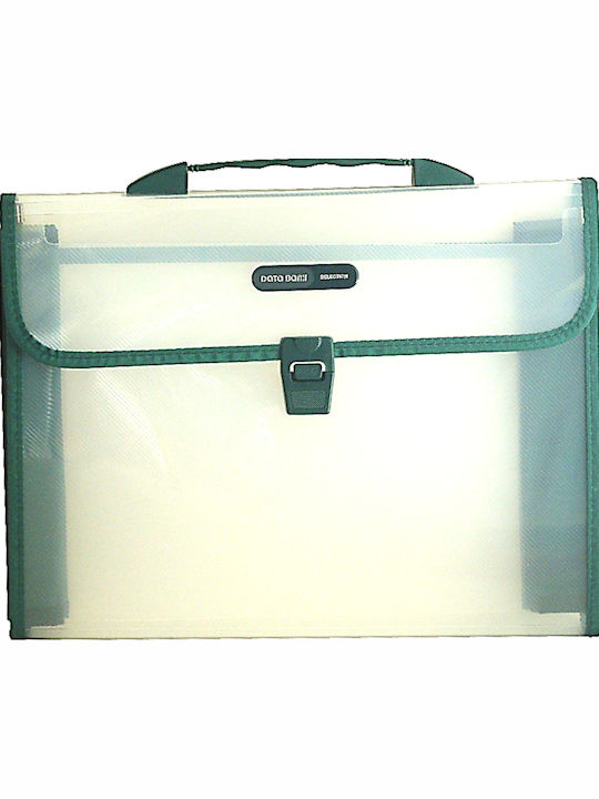 DataBank Τσάντα Σχεδίου με Κούμπωμα 25x5x33cm Πράσινη