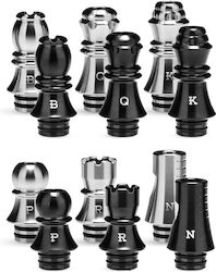 Kizoku Schach Serie 510 Tropfspitze 1 Stück Edelstahl Queen