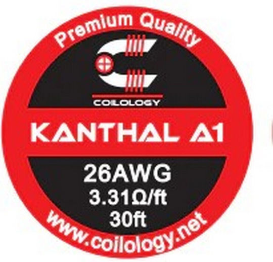 Coilology Kanthal A1 26awg 0.40mm 10m D.I.Y E-Zigaretten Zubehör