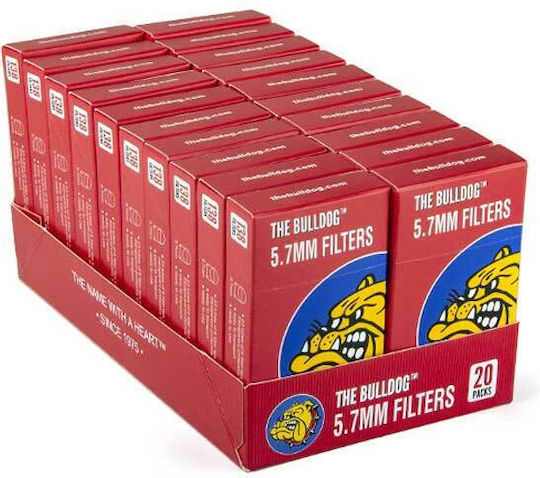 The Bulldog Amsterdam Filtertips Einfach 5.7mm 138x20Stk