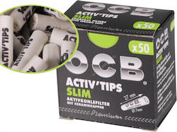 Ocb Slim Ενεργού Άνθρακα 50 Φιλτράκια Ocb Slim Ενεργού Άνθρακα 50 Φιλτράκια