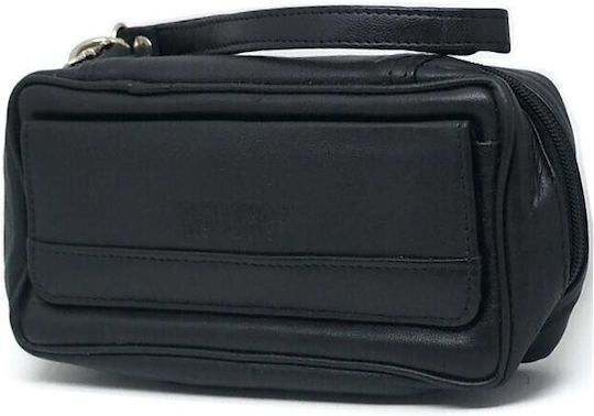 Rolling Lepekoff 44204 Tobacco Pipe Case Bag 3 Pipes Genuine Leather