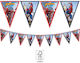 Paper Garland Spiderman Crime Fighter 9 Flags 2.3m
