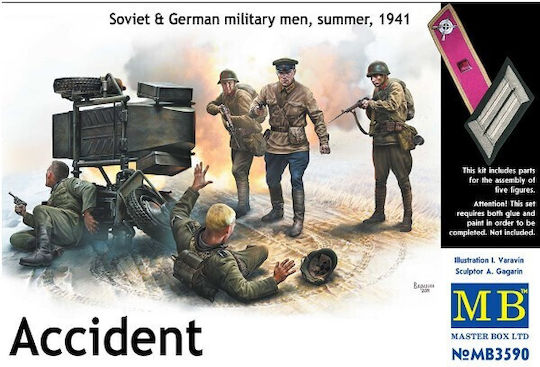1/35 Accident Soviet & German Military Men Summer 1941