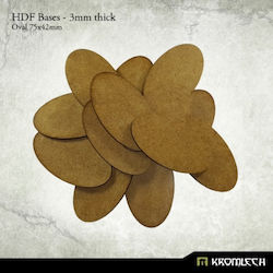 Oval 75x42mm Hdf Bases