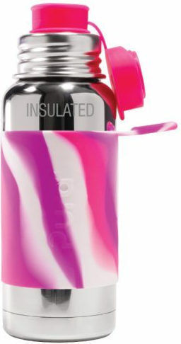 Pura Bottle Thermos Stainless Steel 470ml Fuchsia Swirl