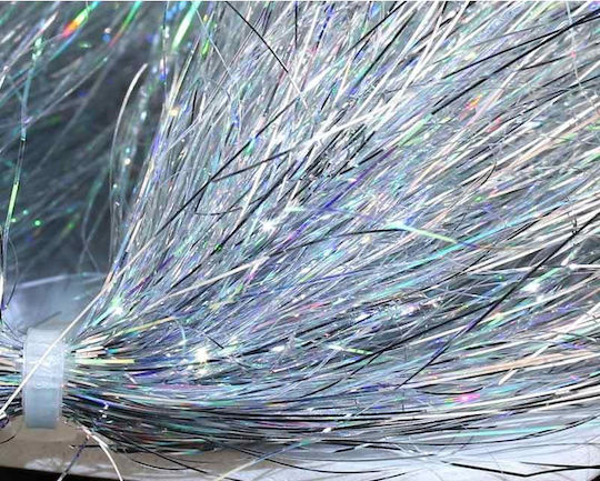 Synthetic Fibers Saltwater Blend Angel Hair Silver Sybai