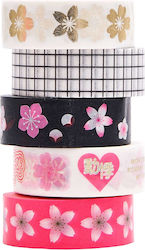 Benzile Washi Rico Sakura Sakura Manga 5 Bucăți