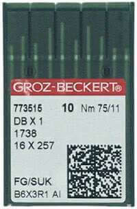 Professional Sewing Machine Needles Stitching Groz Beckert 134 75/11