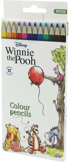 Spree Coloured Pencils 12 Colours Winnie Pooh 3mm Spl-95720 Spree