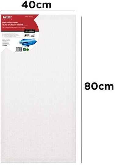 Canvas Frame Artix 40x80cm 100% Cotton 280gr/m² Pp98-4080