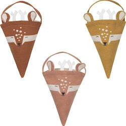 Set 3 Conuri Agățate Din Material Cadouri Decorațiuni De Crăciun Set 3 Conuri Agățate Din Material Cadouri Decorațiuni De Crăciun