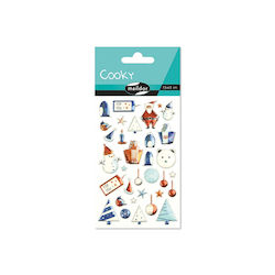 Αυτοκόλλητα Cooky Xmas Σετ 28 Τεμαχίων 7,5χ12cm