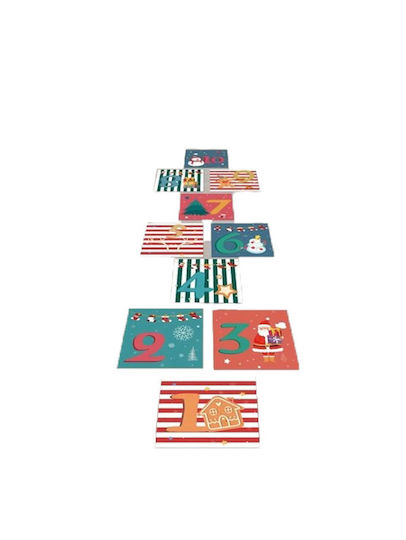 Christmas Floor Stickers 'Little House' 10 Pieces
