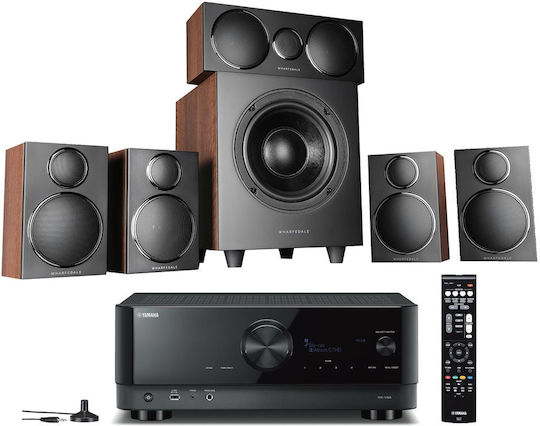 Yamaha Σετ Ηχείων Home Cinema 5.1 RX-V6A + Wharfedale DX-3 Bundle Walnut