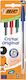 BIC Cristal Original Pen Ballpoint 1mm with Black Ink 4pcs (Μiscellaneous Colours)
