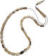 Horn Worry Beads with 33 Beads Katsikas Beige 1.4cm