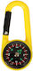 Metallic Halkas Compass 7cm Yellow
