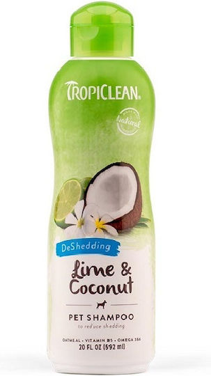 Tropiclean Lime & Kokosnuss Katzenshampoo Gegen Haarausfall 335ml