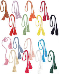 Tricolor Tassel Laces Set 10 Pieces 0221.09220 Red