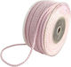 Baumwolle Schnürsenkel 4mm x 50m Rosa
