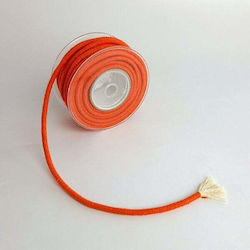 Baumwolle Schnürsenkel Funda 6mm x 10m Ecru Orange