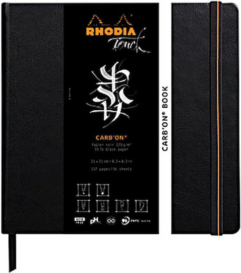 Rhodia Touch Carbon Book 21 X 21 Sketchbook 116117