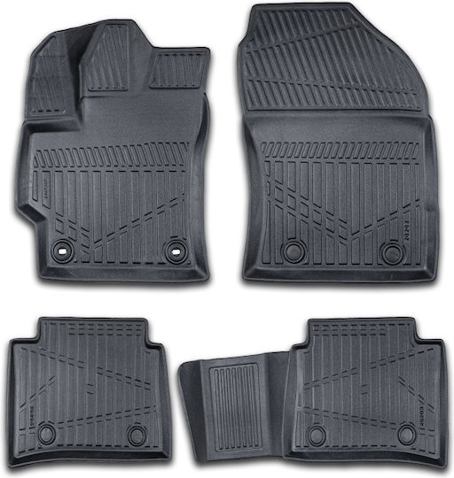 Set Covorașe Față și Spate 2buc din Furtun pentru Toyota Corolla Volkswagen Sus Ford Margine 2019 Negre