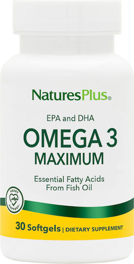 Nature's Plus Omega 3 Maximum Fish Oil 30 softgels
