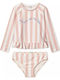 Liewood Kids Swimwear Swimwear Set Sorbet Rose, Creme De La Creme