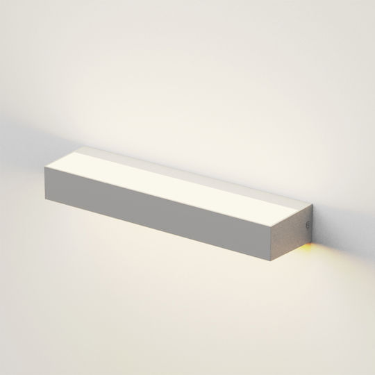 Inlight Επιτοίχια Εξωτερική Πλαφονιέρα LED 16W με Ρυθμιζόμενο Λευκό Φως Διπλής Δέσμης