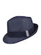 Stamion Kids' Hat Fedora Straw Blue