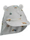 Liewood Kids' Hat Fabric Sunscreen Senia Vehicles Light Blue