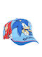 Sega Kids' Hat Jockey Fabric Sonic Blue