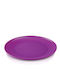 Viosarp Viosarp Serving Plate Desert Plastic Purple with Diameter 20.5cm