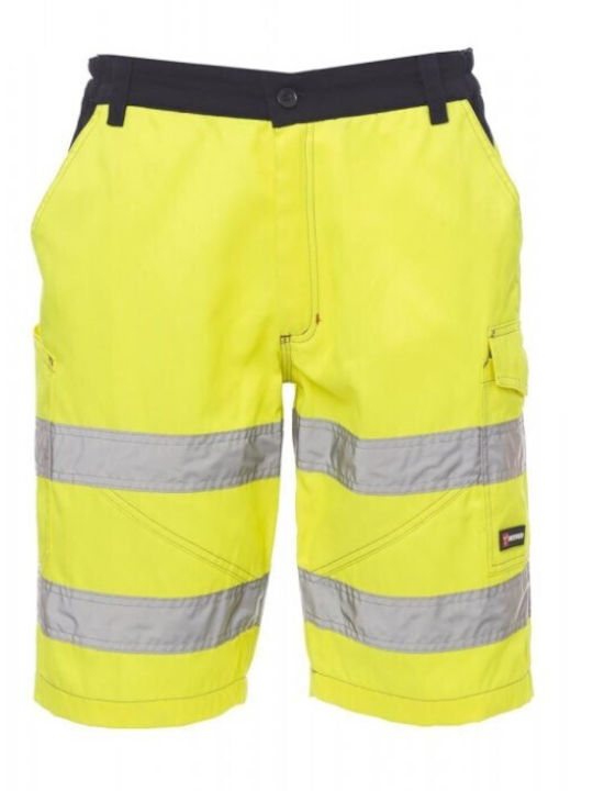 Payper Craft Reflektierend Arbeitsshorts Gelb