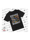 Kinderoberteile T-Shirt Schwarz Italian Brainrot KP_30620_tshirt-kid-schwarz