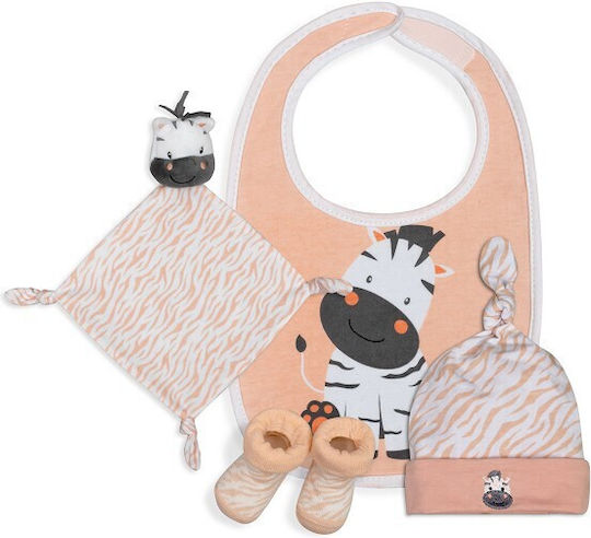 Interbaby Σετ Δώρου για Μωρά για Κορίτσι για 0-6 μηνών 4τμχ