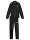 Kids Sweatpants Set Black 2pcs Poly