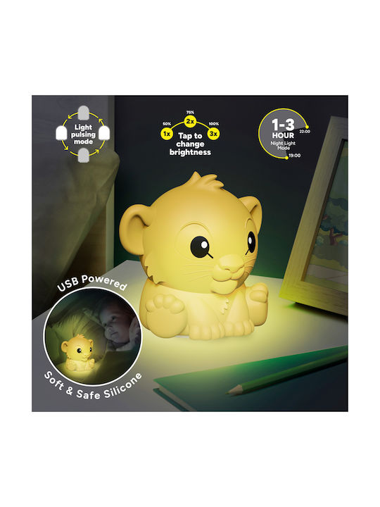 Paladone Kids Decorative Lamp Light Yellow 41x13cm
