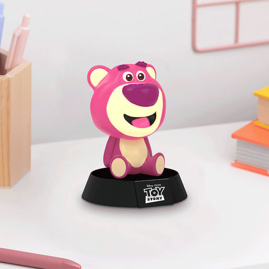Paladone Kids Decorative Lamp Icon with Design Projection Pink 14cm
