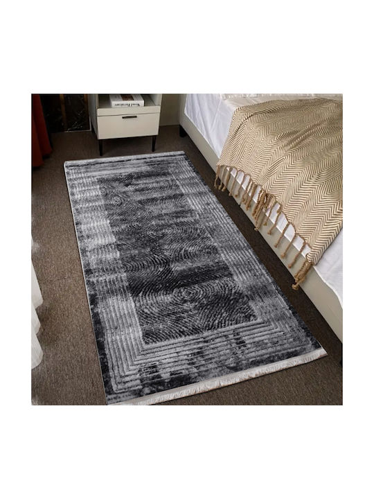 Saray Home Halic Modern Bedroom Rugs Set Gray HL606 GR 3pcs