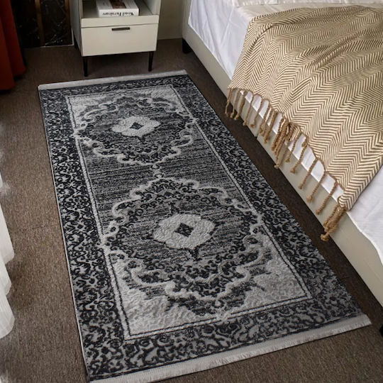 Saray Home Halic Modern Bedroom Rugs Set Gray HL621 GR 3pcs