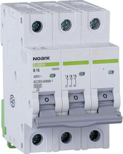 Noark Siguranță automată 50A Tripolară AC 100058