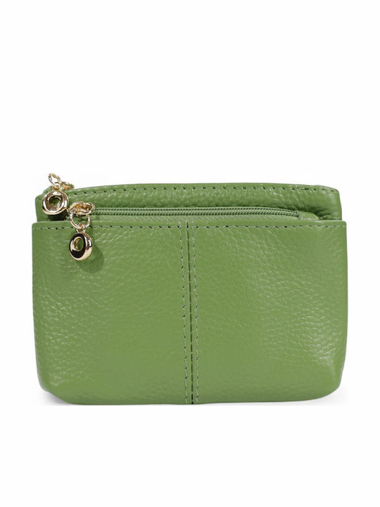 Passaggio Leather Leder Damen Geldbörse Grün