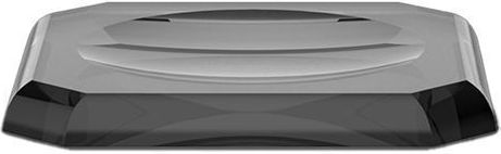 Decor Walther Dekorative Tabletts Rechteckiges Kristall Anthrazit 2,5x13x23 cm