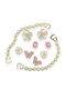 Twist Charm Pentru Pantofi Roz