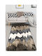 Conceptum Hypnose Derwald Teppich Rechteckig Synthetisch,Polyester/Cotton/Leather Brown-grey
