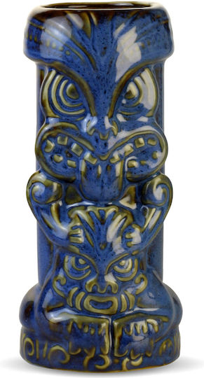 Feggrini Glas Cocktail/Trinken / Kaffee/Freddo aus Keramik in Blau Farbe 530ml